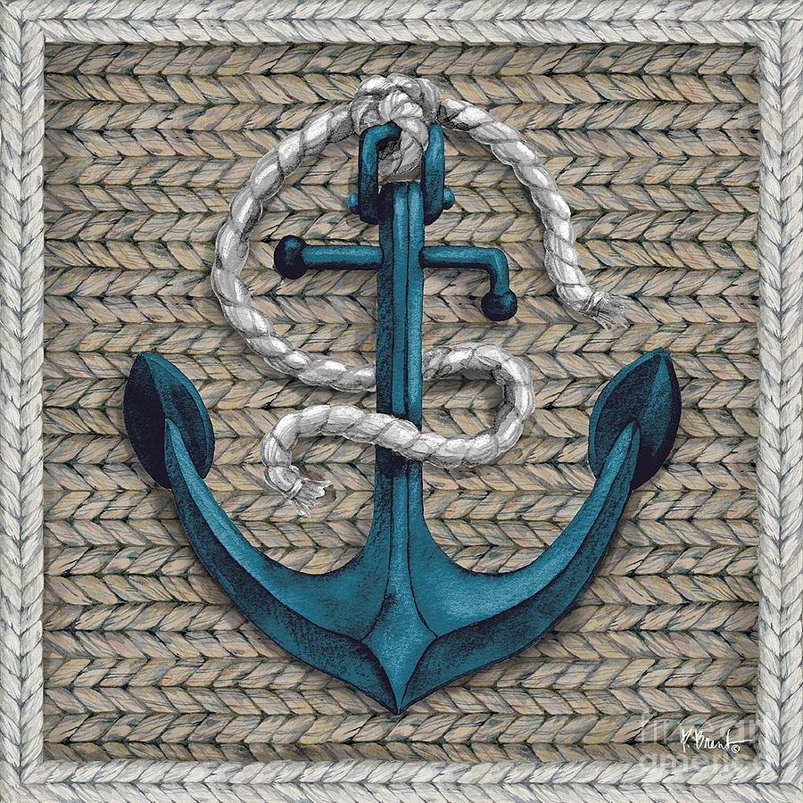 Rope Painting - Nautical Basketweave II by Paul Brent