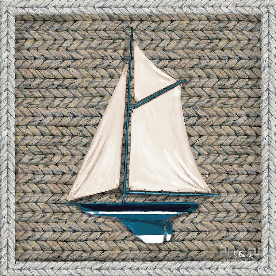 Rope Painting - Nautical Basketweave IV by Paul Brent