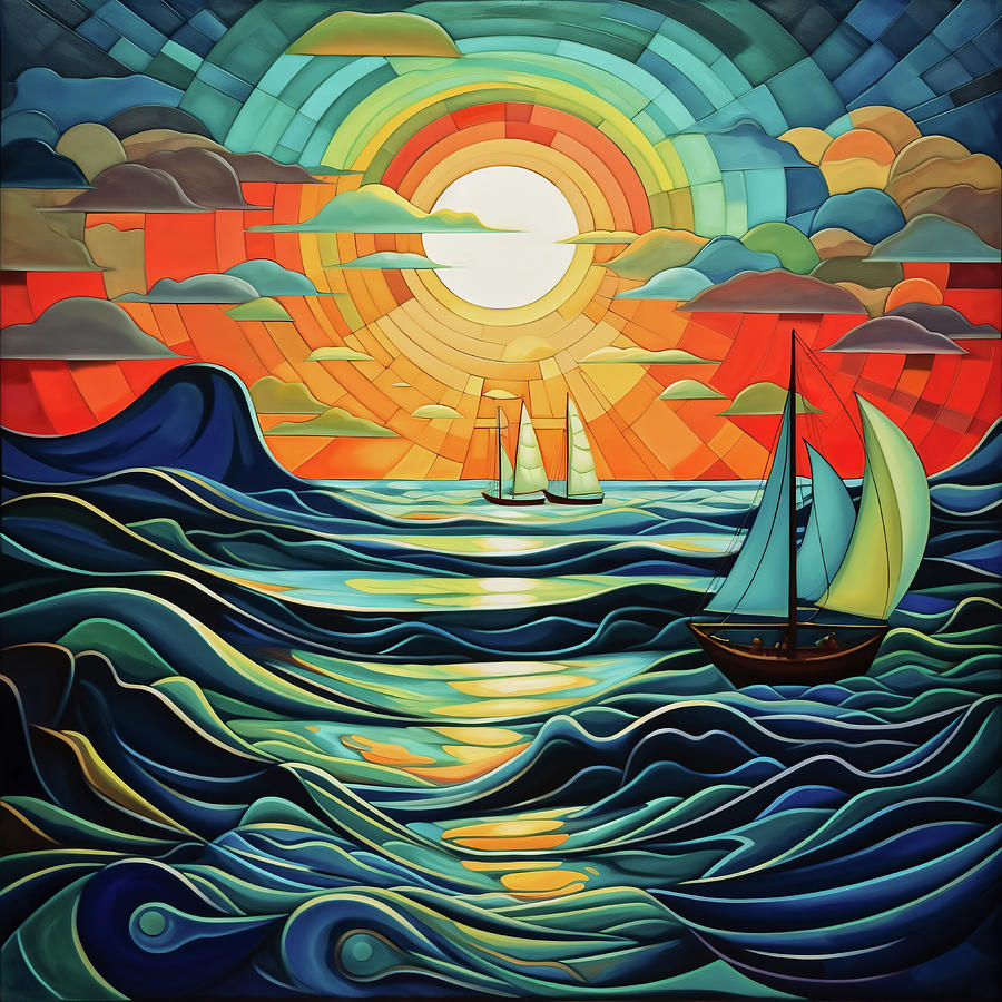Nautical Fantasy Digital Art by Robert Knight