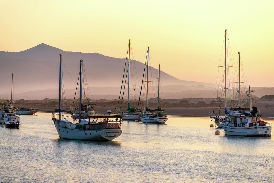 Nautical Vibes at Sunset Morro Bay Harbor Photograph by Joseph S Giacalone