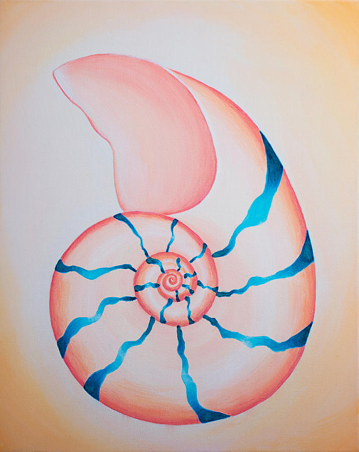 Nautilus Painting by Iryna Goodall