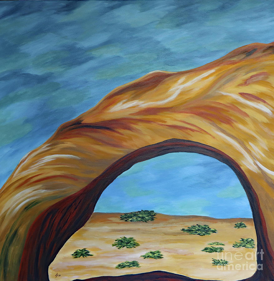 Nature Painting - Navajo Arch by Christiane Schulze Art And Photography