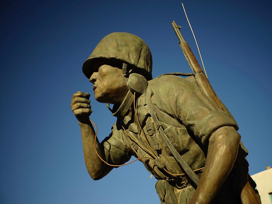 Navajo Code Talker Statue Photograph By Robert Leach Fine Art America