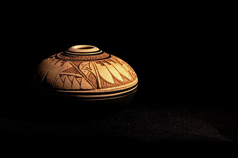 Navajo Seed Pot - Out of the Darkness Photograph by Ira Marcus