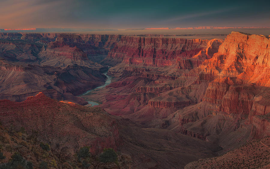 Sunset Photograph - Navajo Point by Thomas Hall
