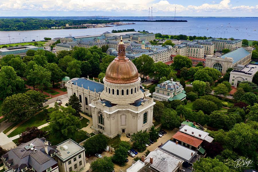 Naval Academy Chapel Dome Reborn Photograph By Jeff B Voigt - Fine Art ...