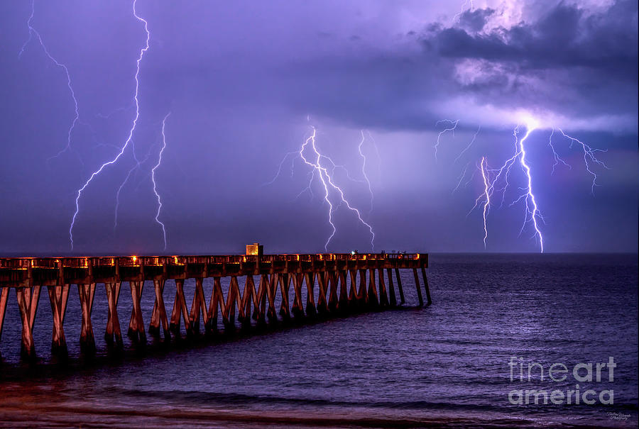 Navarre Florida Lightning Storm Photograph by Jennifer White - Fine Art ...