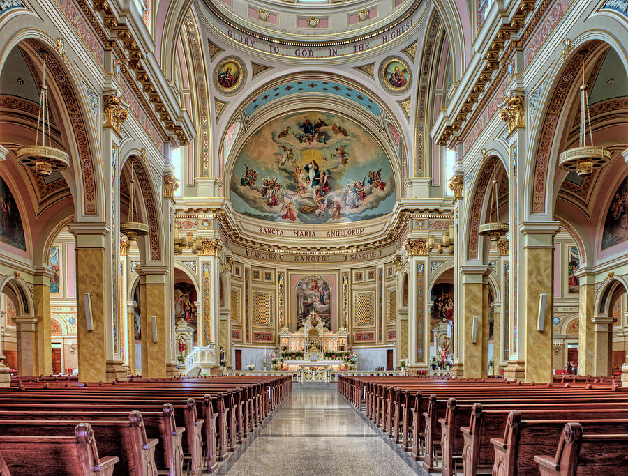 Nave and Chancel - Saint Mary of the Angels - Chicago Photograph by Nikolyn McDonald