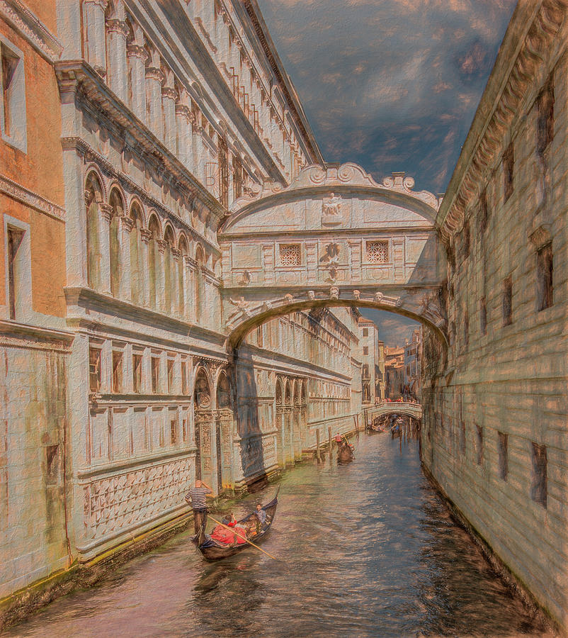 The Bridge of Sighs, Venice Photograph by Marcy Wielfaert