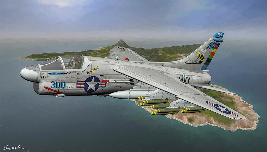 Navy A7 Stingers - Art Digital Art by Tommy Anderson