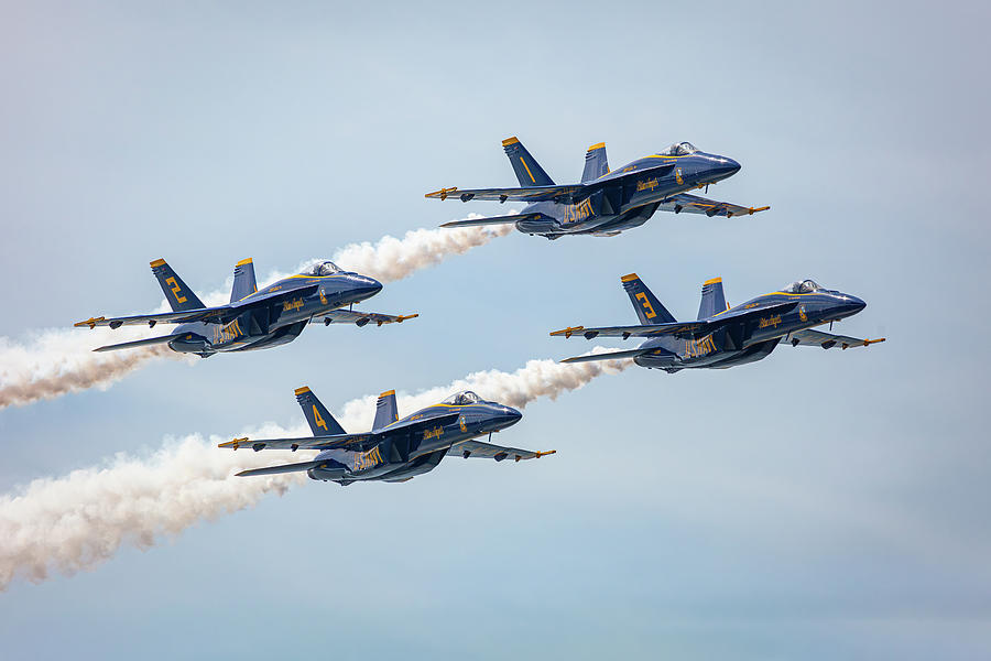 Navy Blue Angels Dynamic Performance Photograph by Dale Kincaid