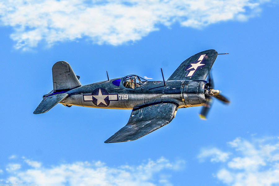 Navy F4U Corsair Photograph by Tommy Anderson