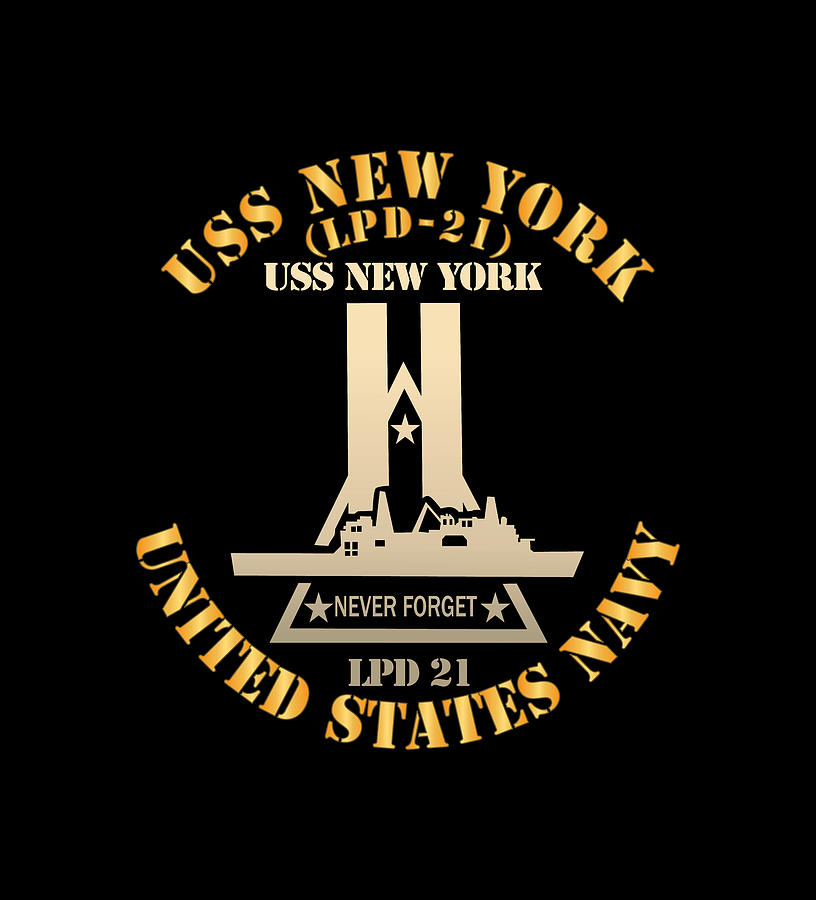 Navy - USS New York - LPD-21 X 300 Digital Art by Tom Adkins - Pixels