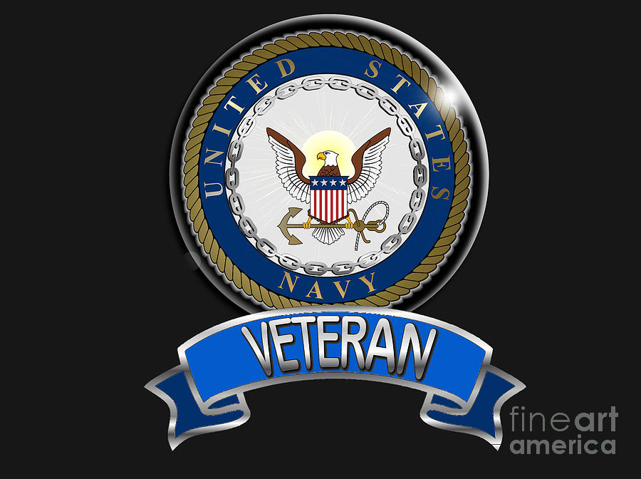 Navy Vet Digital Art by Bill Richards