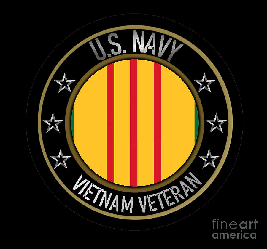 Navy Vietnam Veteran Digital Art by Bill Richards