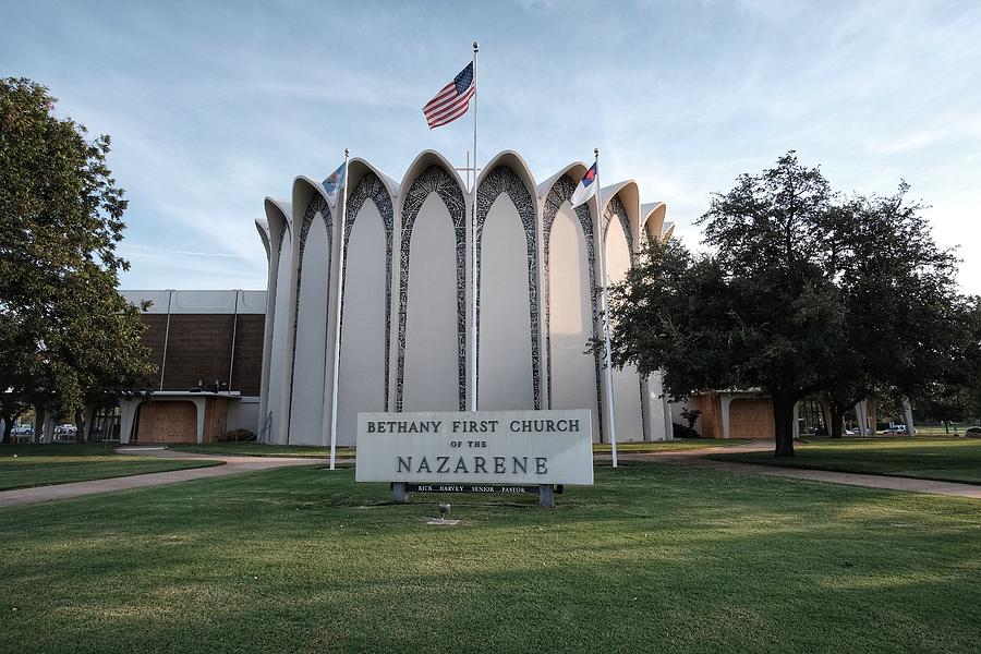 Nazarene Church Building and Sign  Photograph by Buck Buchanan