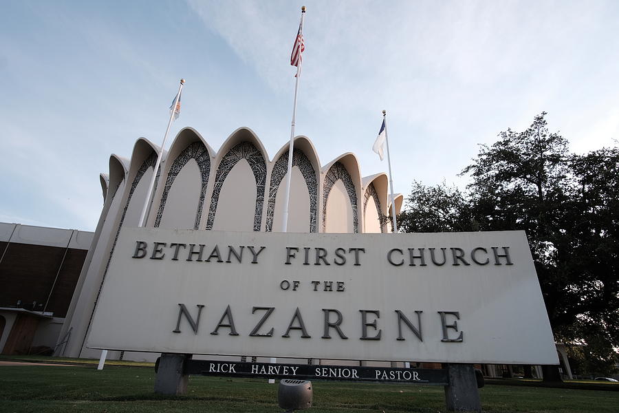 Nazarene Church Sign  Photograph by Buck Buchanan