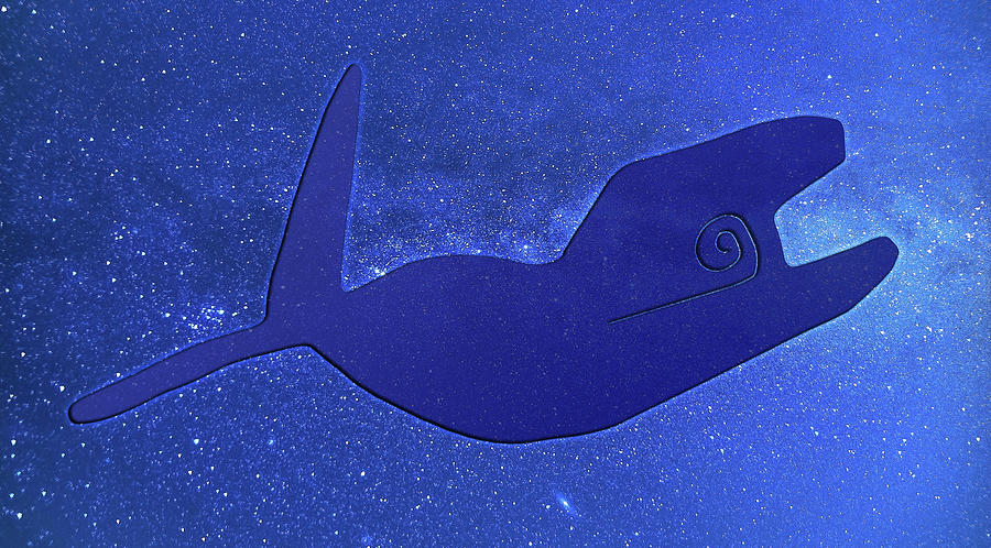 Nazca Whale Digital Art by Alex Mir