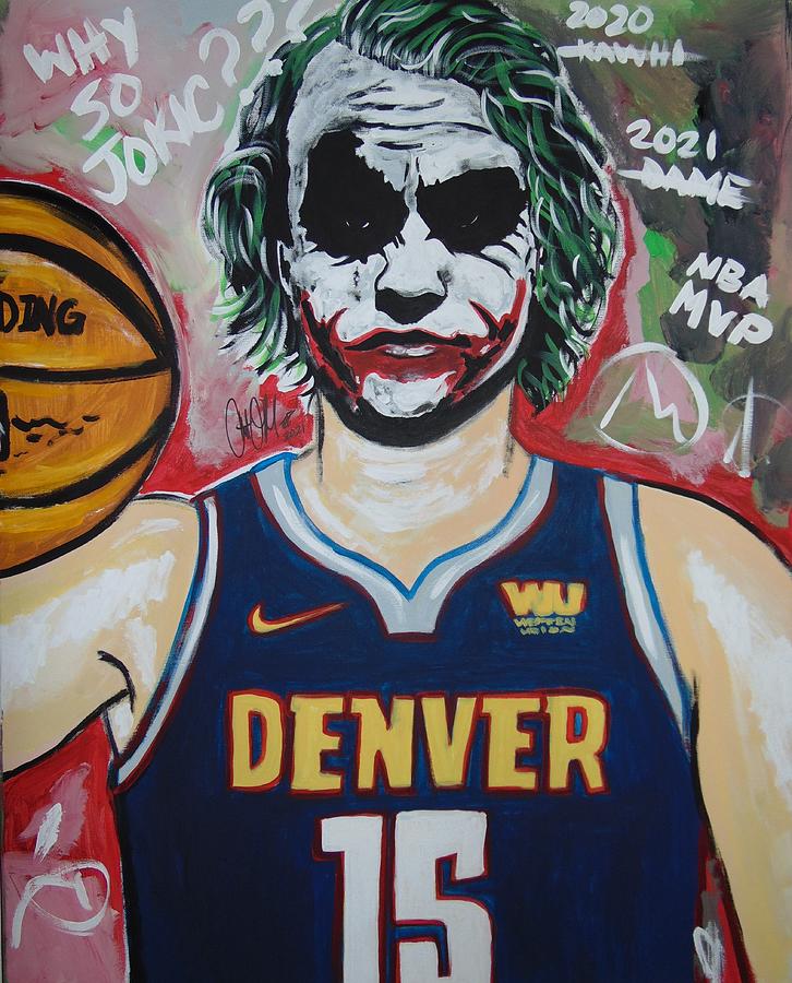 NBA Villain  Painting by Antonio Moore