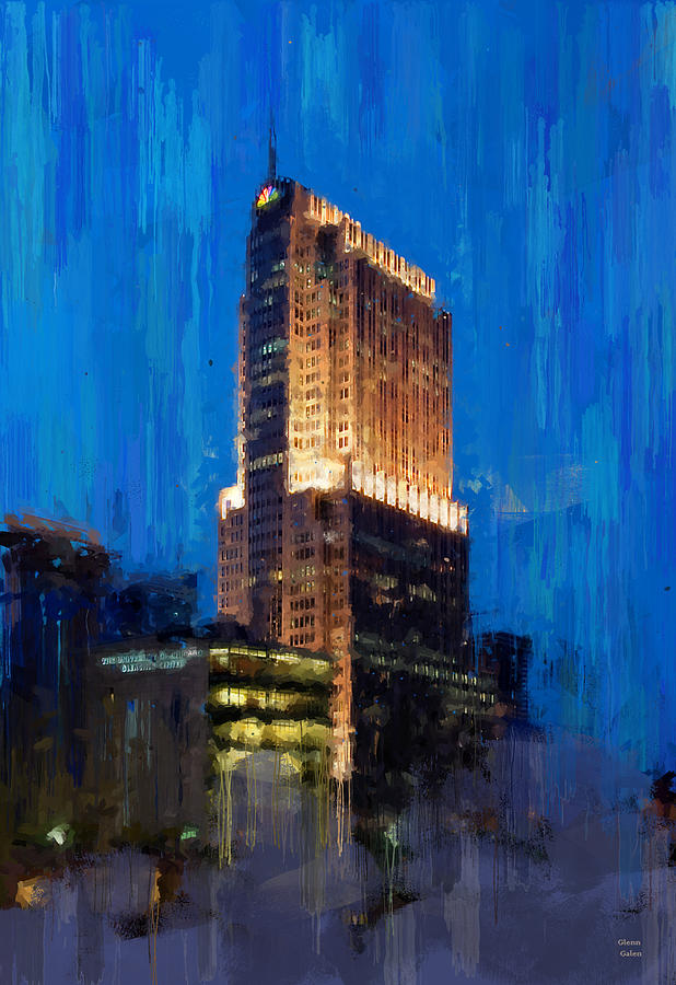 NBC Tower - Chicago Painting by Glenn Galen