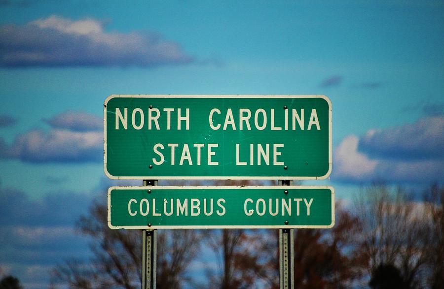 NC State Line Photograph by Cynthia Guinn