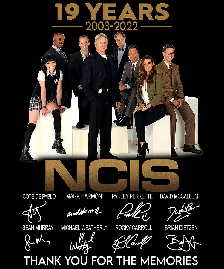 NCIS 19 Years 2003 2022 Thank You For The Memories Signatures Digital ...