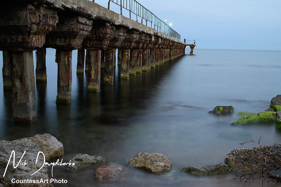 ND422 Old pier Pyrography by Nick Davydchenko ND422 Old pier Pyrography by Nick Davydchenko
