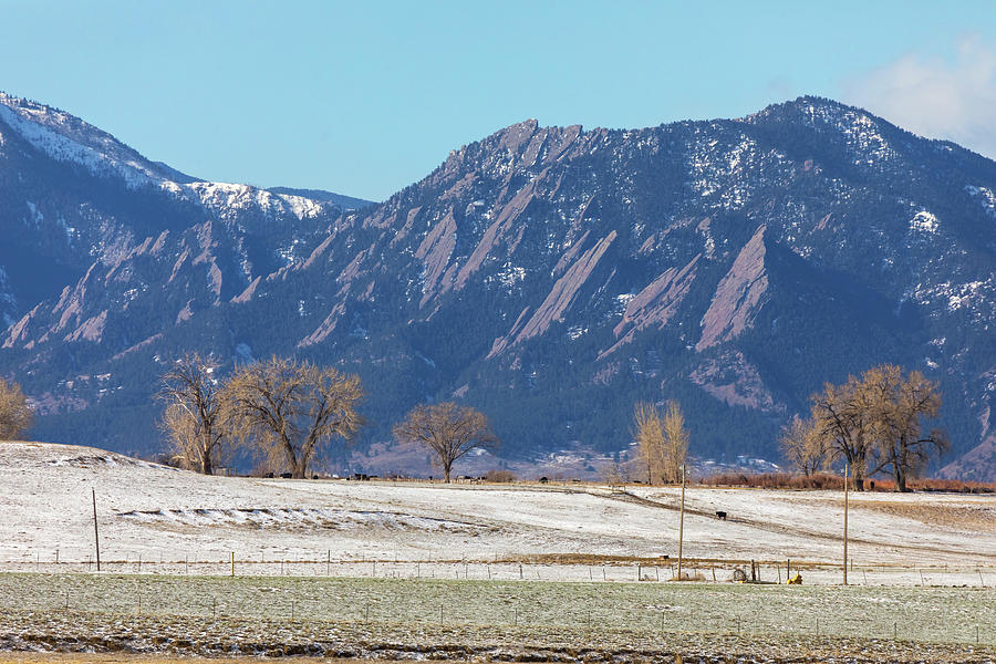 NE Flatiron Views Boulder Colorado Photograph by James BO Insogna