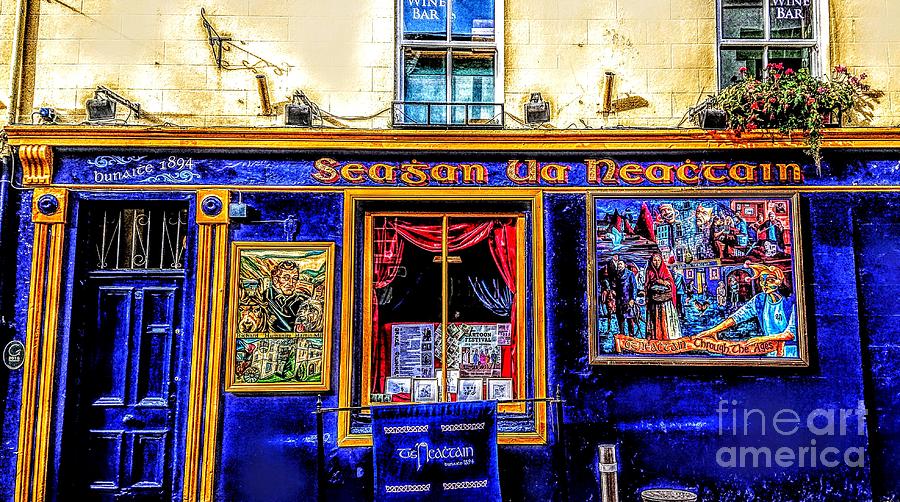 Neachtains pub Galway Ireland  Painting by Mary Cahalan Lee - aka PIXI