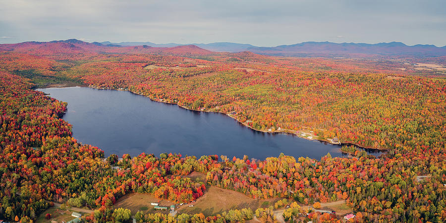 Neal Pond - Lunenburg, Vermont - September 2020 Photograph by John Rowe