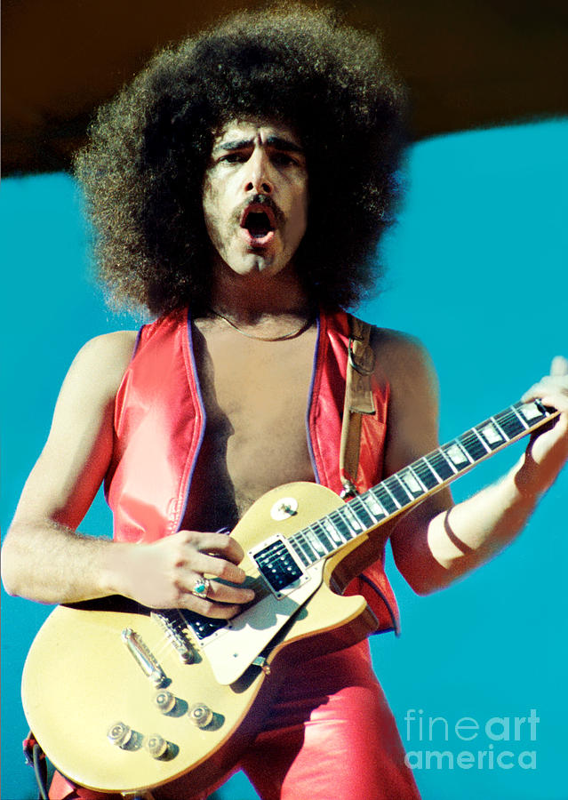 Neal Schon of Journey at Day on the Green - Oakland CA. 7-4-79 Photograph by Daniel Larsen