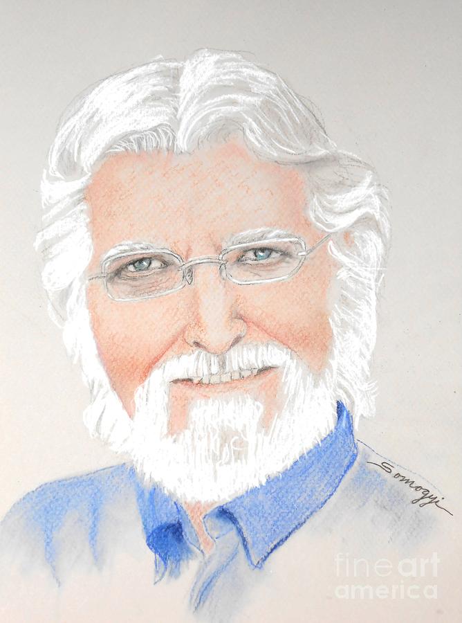 Neale Donald Walsch Drawing by Jayne Somogy
