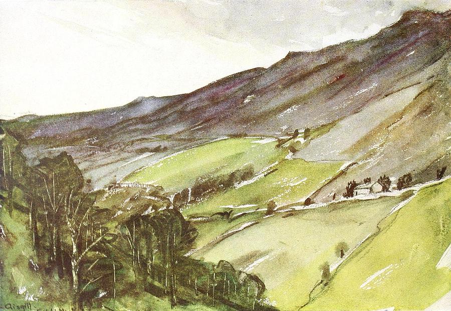 Landscape Painting - Near Aisgill by Charles J Holmes