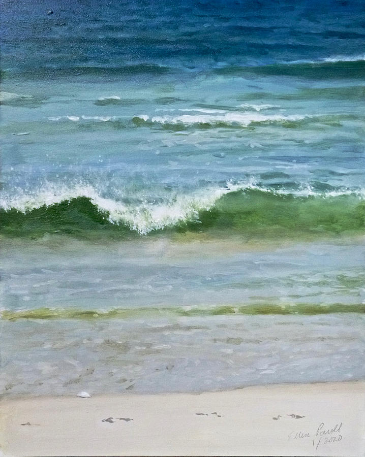 Near and Far Shore Painting by Ellen Paull