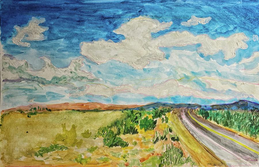 Near Farmington New Mexico Painting by Jame Hayes