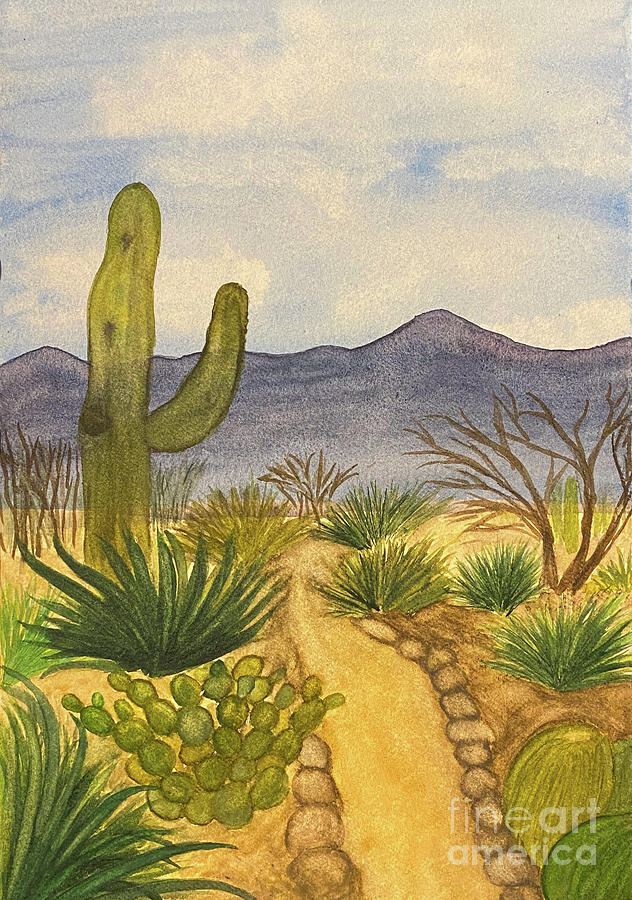 Near Green Valley Painting by Lisa Neuman