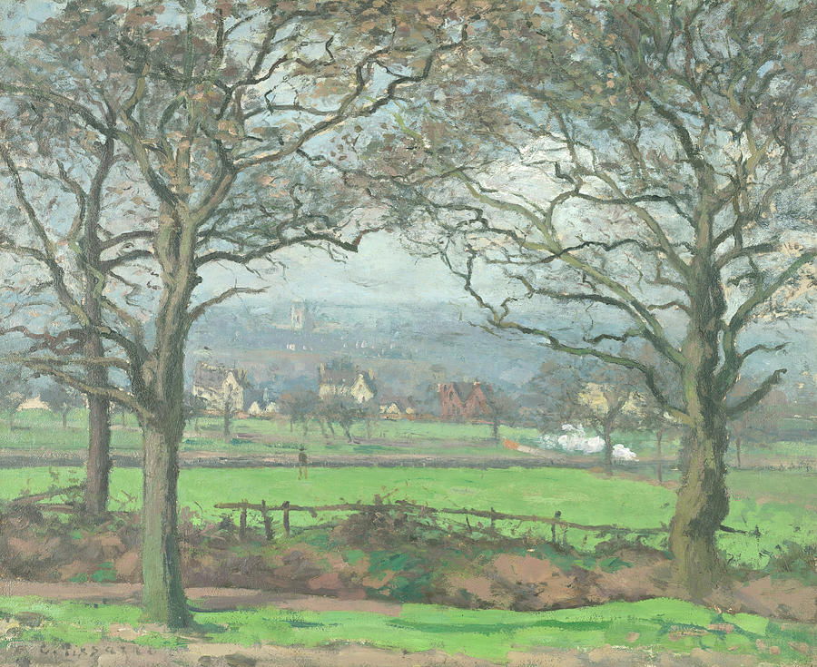 Near Sydenham Hill -- 1871 Painting by Camille Pissarro