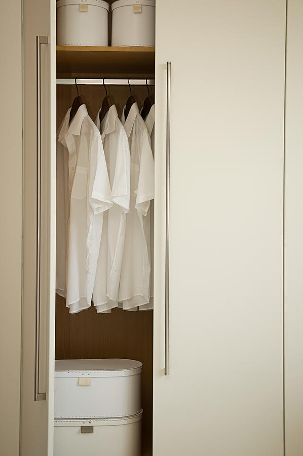 Neat closet Photograph by Image Source