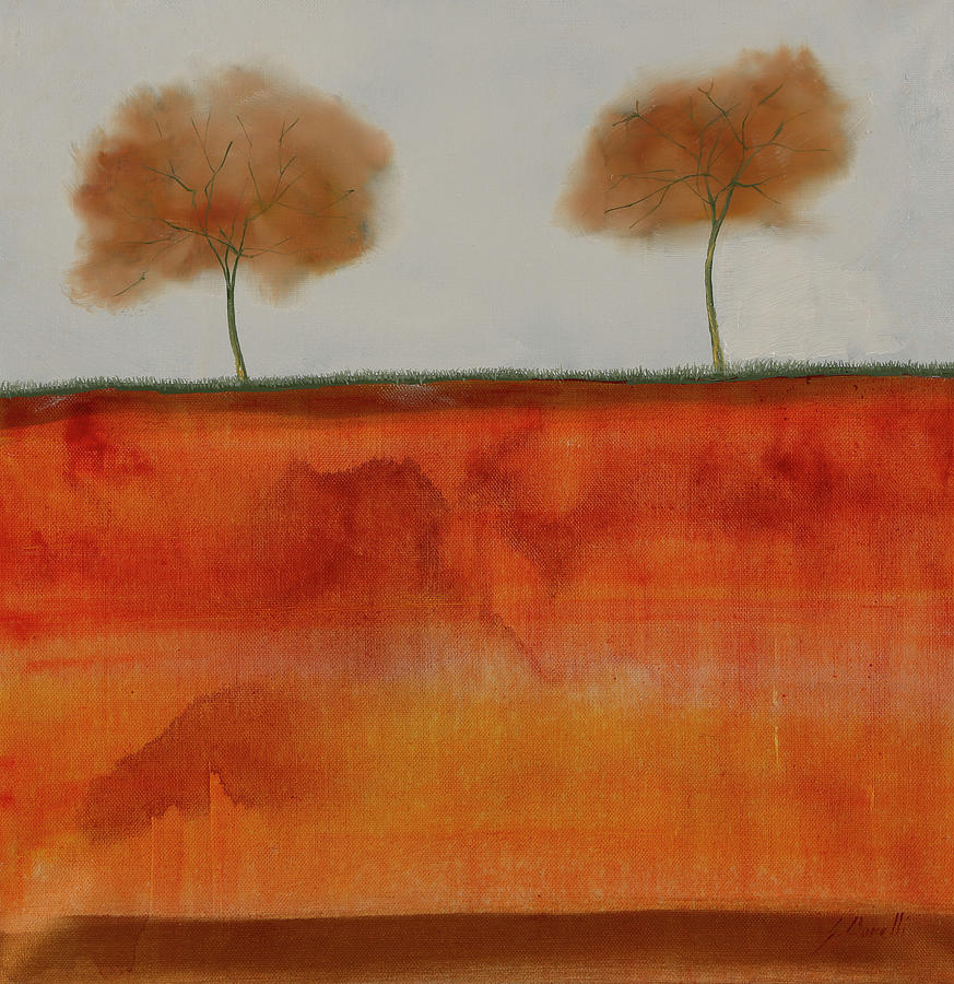 Nebbia In Terra Rossa Painting