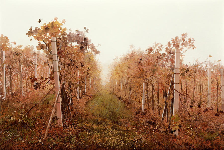 Nebbia In Vigna Painting