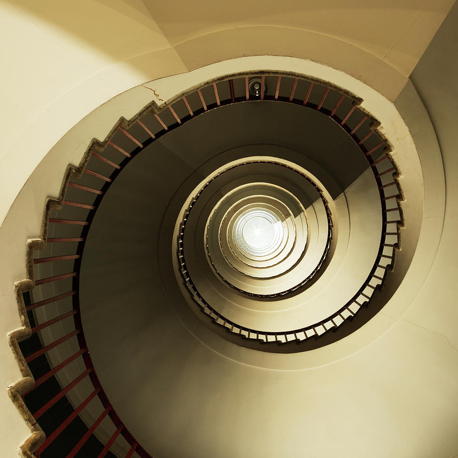 Neboticnik spiral stairway Photograph by Ian Middleton