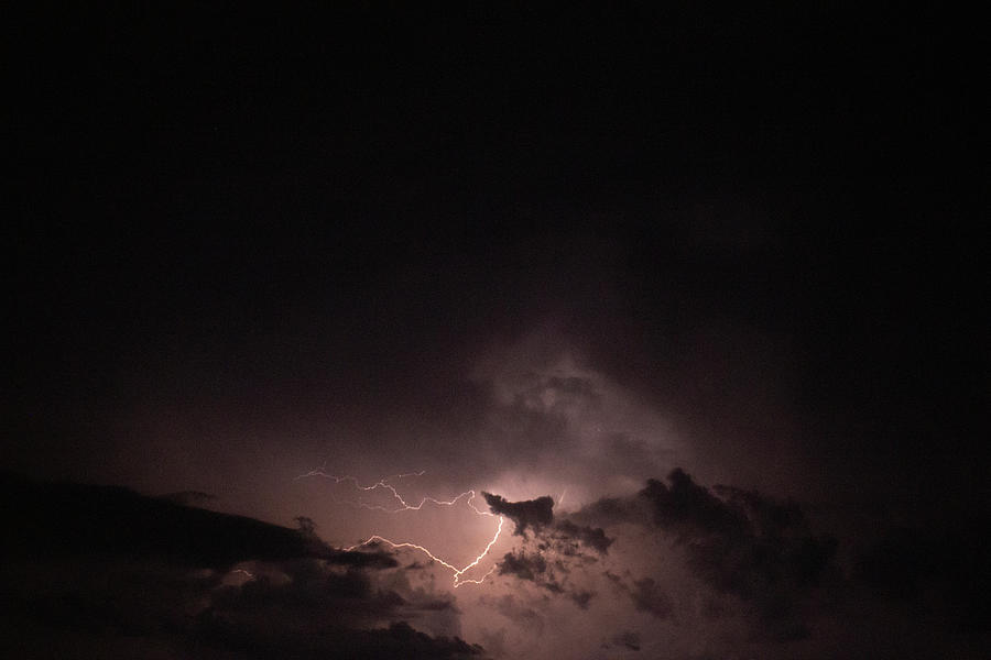 Nebraska August Lightning 004 Photograph by Dale Kaminski