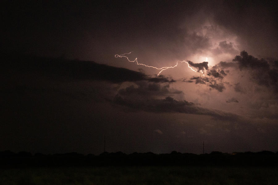 Nebraska August Lightning 006 Photograph by Dale Kaminski