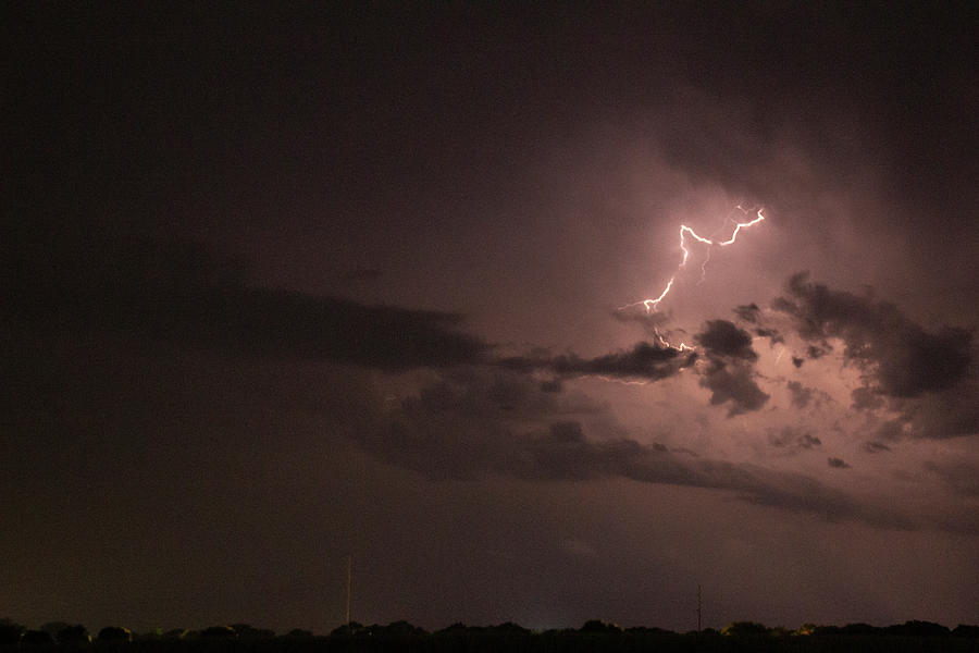 Nebraska August Lightning 009 Photograph by Dale Kaminski