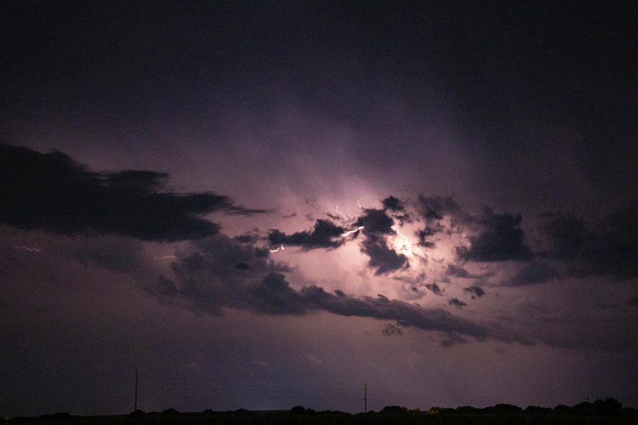 Nebraska August Lightning 011 Photograph by Dale Kaminski