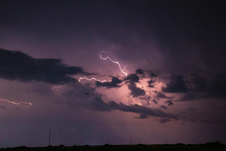 Nebraska August Lightning 012 Photograph by Dale Kaminski