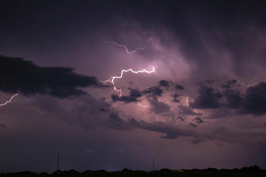 Nebraska August Lightning 013 Photograph by Dale Kaminski