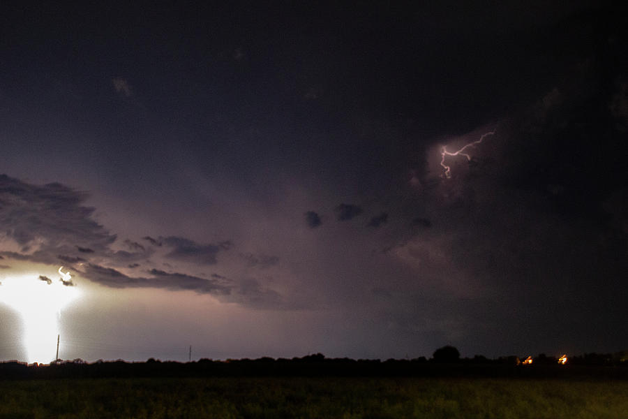 Nebraska August Lightning 017 Photograph by Dale Kaminski
