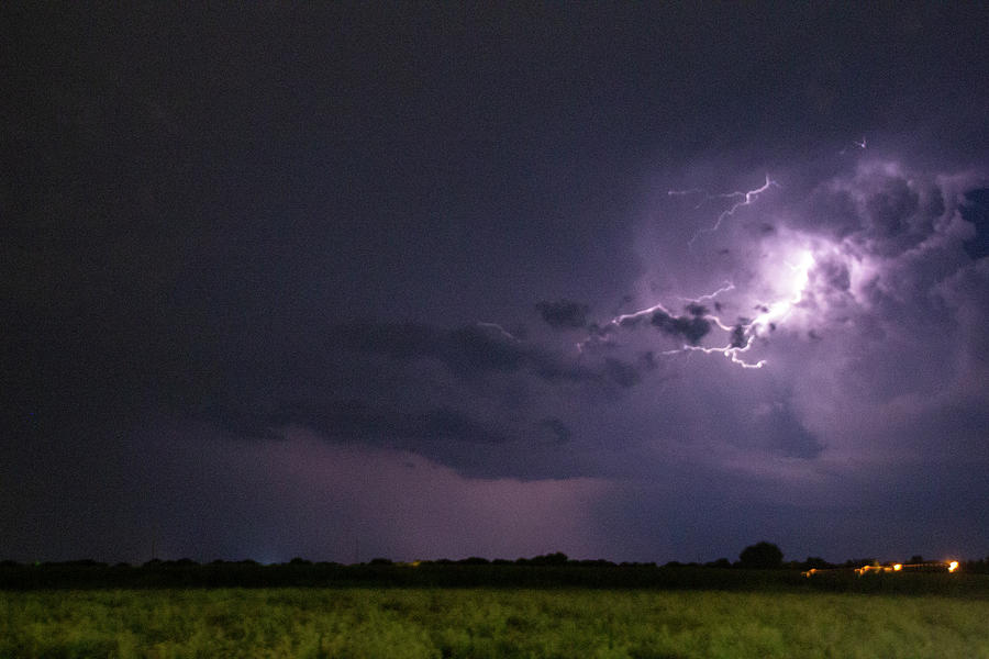 Nebraska August Lightning 018 Photograph by Dale Kaminski