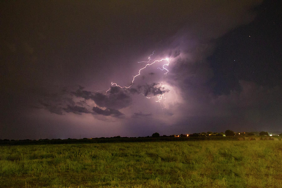 Nebraska August Lightning 020 Photograph by Dale Kaminski